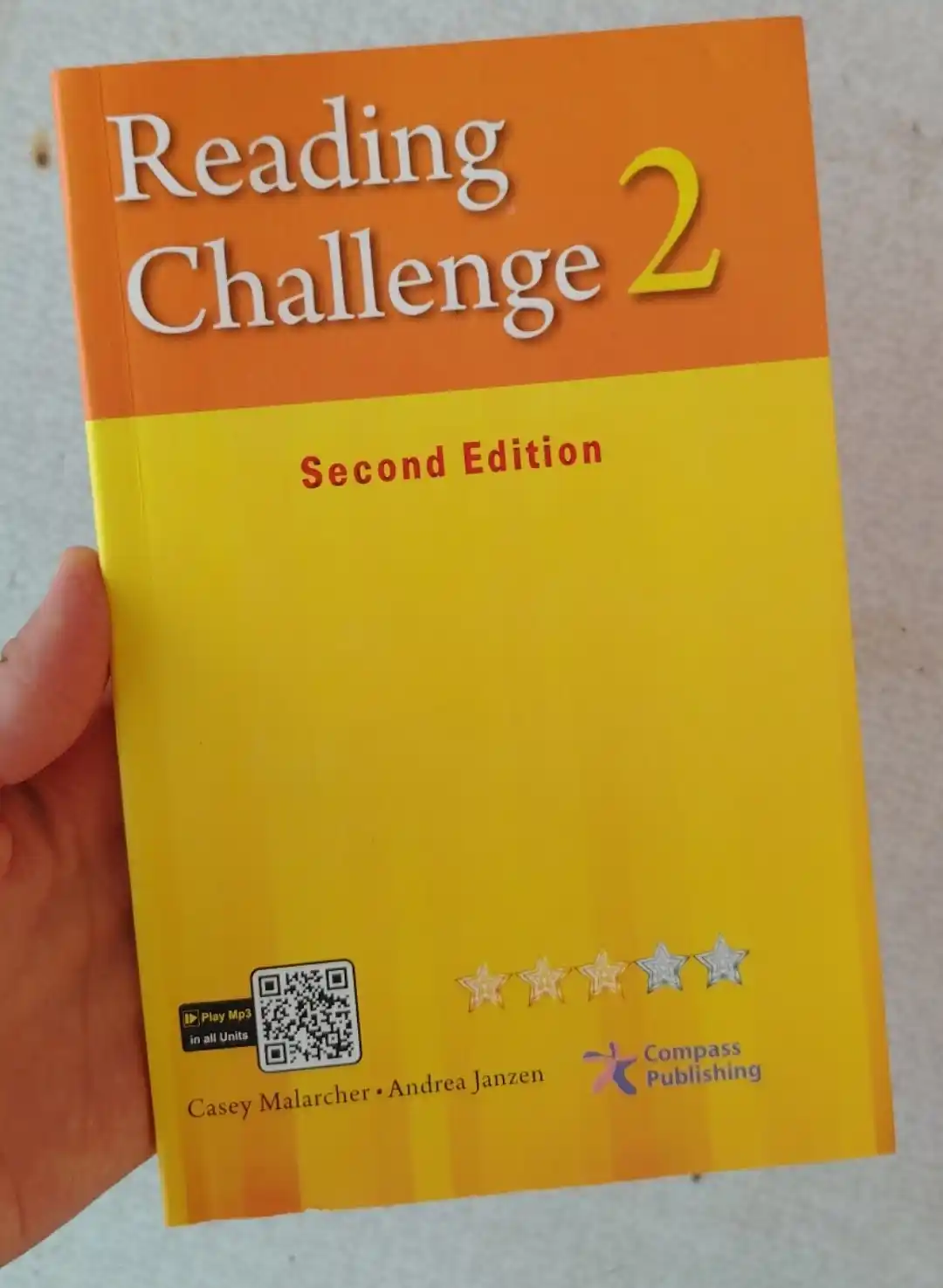 Reading Challenge 1 2 3 - Malarcher Casey Second Edition