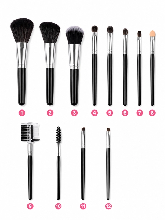 MakeUp, 12 ta professional mo‘yqalam seti