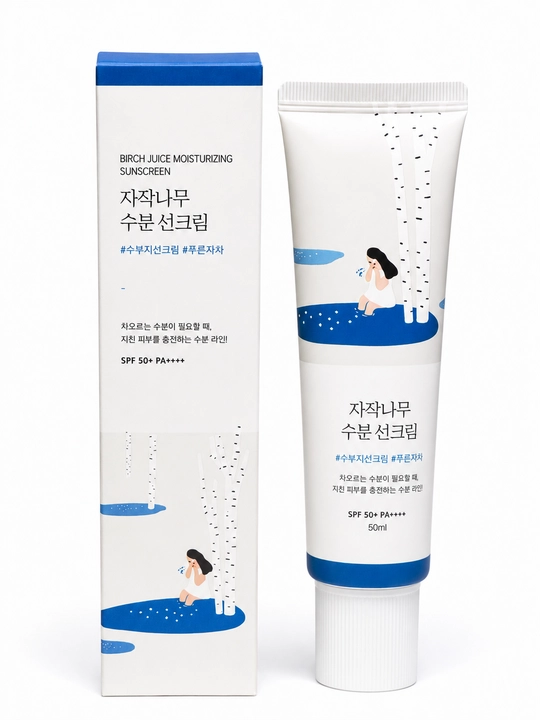 Cолнцезащитный крем, с березовым соком, spf крем, SPF50+, крем для лица - 