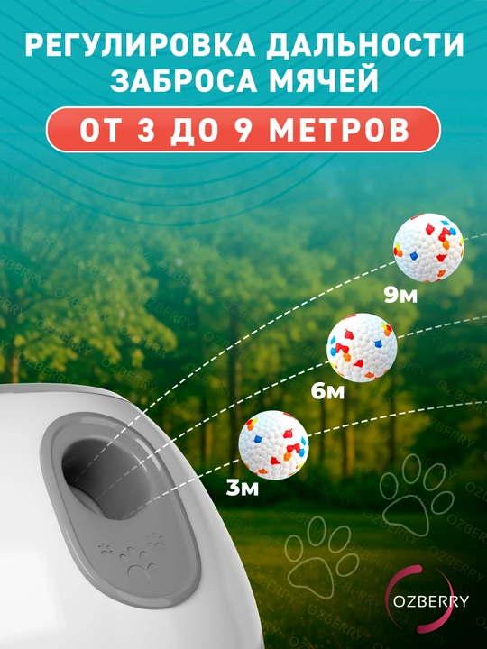 Интерактивная игрушка для собак, автоматический мяч для собак