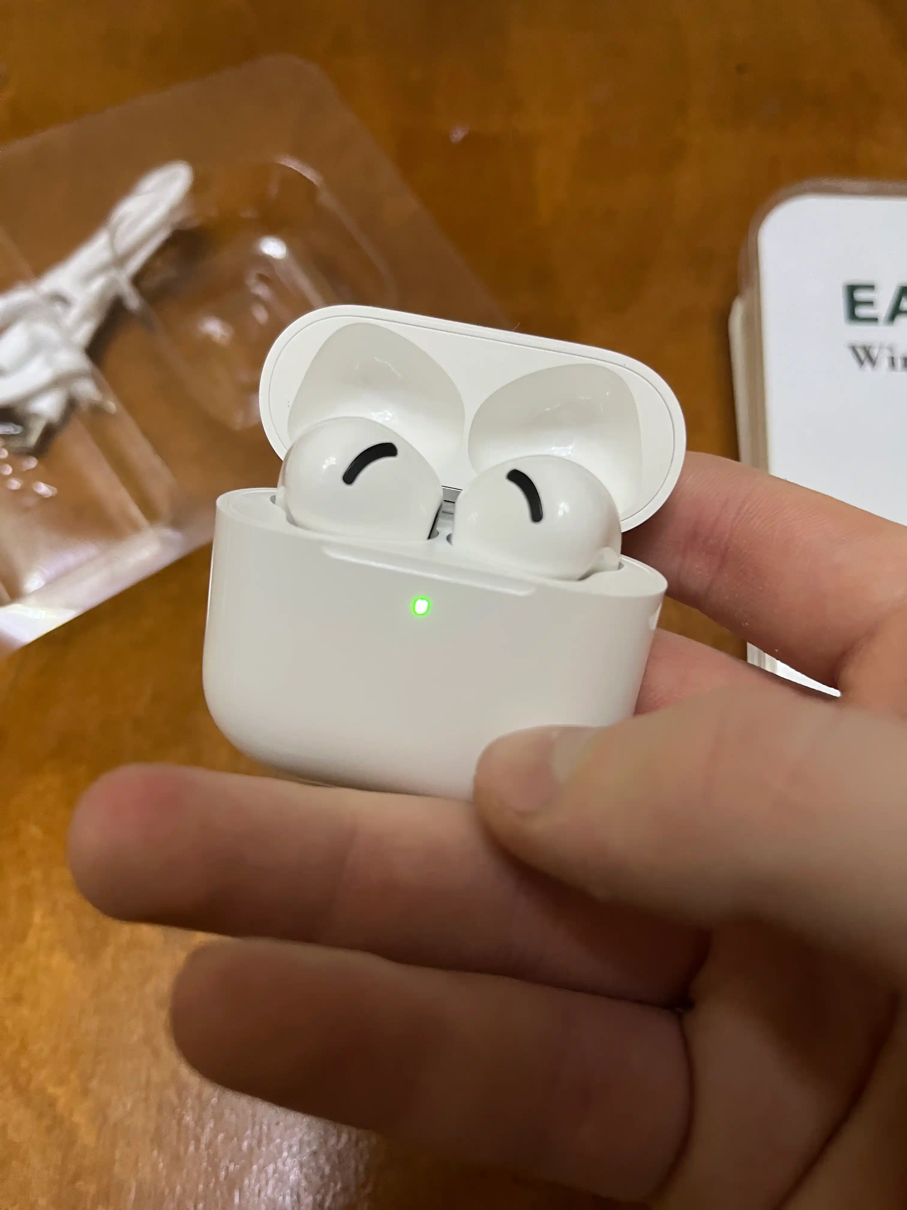 Pods 6 Premium simsiz quloqchinlari, iPhone va Android uchun, sensorli
