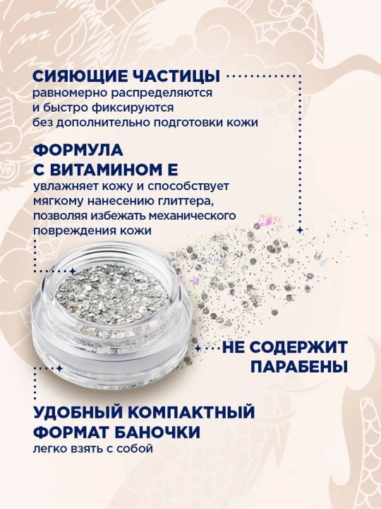 Глиттер для глаз, лица, тела и волос SHU Sparkle Bang