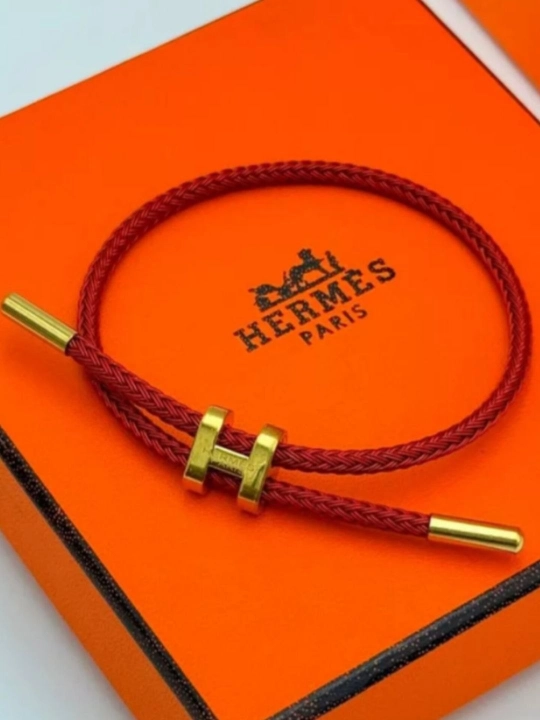 Браслет для женщин и мужчин, плетеный браслет из веревки с логотипом Hermes