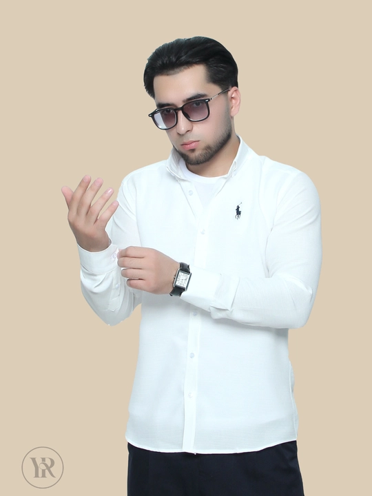Мужская рубашка Yasir, изготовлена из качественной ткани Lion, дышащая и современная