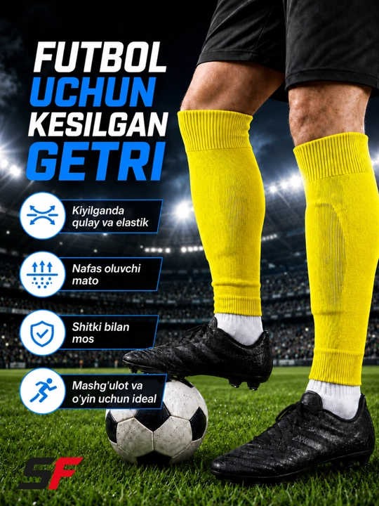 Kattalar uchun kesilgan futbol getrilari - 