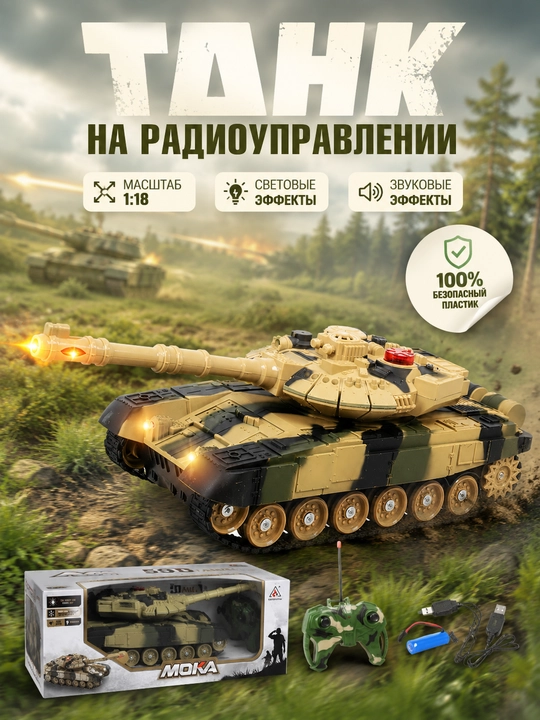 Radioboshqaruvli tank “Tank King” - 