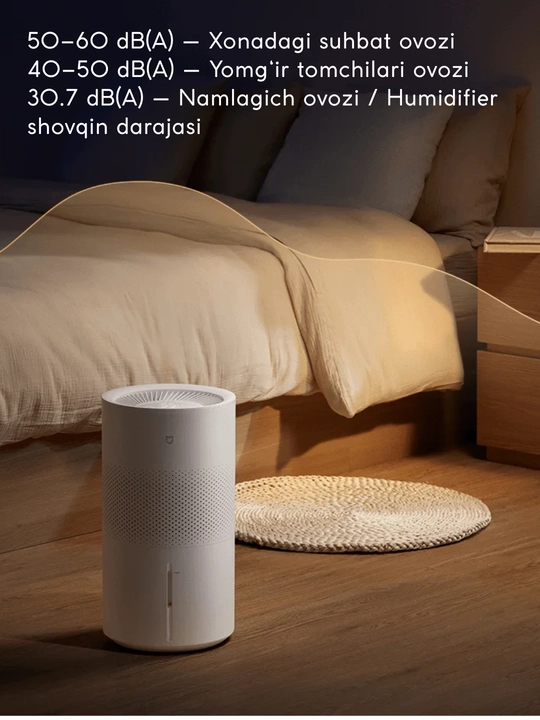 Увлажнитель воздуха Mijia Smart Evaporative Humidifier Pro,быстрое увлажнение 600 мл/ч,5 л