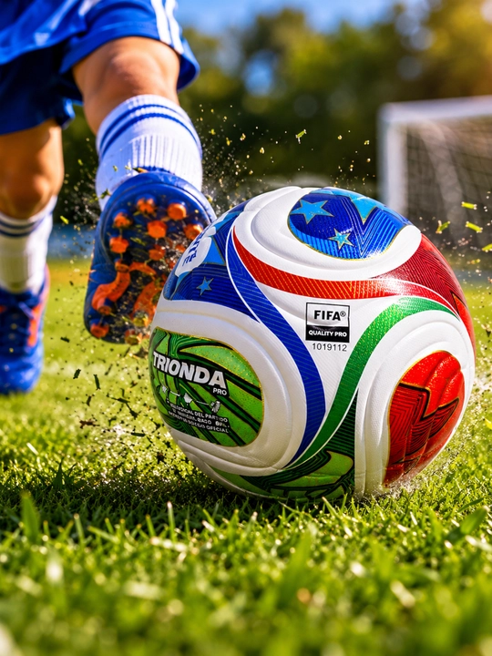 Футбольный мяч Diamond Pro, FIFA Quality Pro, цветной дизайн - 