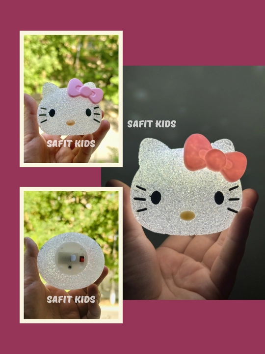 Bolalar uchun LED tungi chiroq, Hello Kitty va Stitch dekorativ tungi chiroq