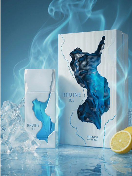 Uniseks atir Ravine Ice French Avenue, Limon, Tuz, Shalfey, Ambroxan, Eman moxi notalari - 