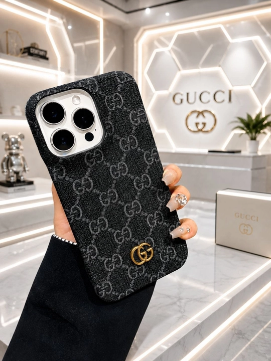 Чехол для iPhone 11, 12, 13, 14, 15, 16, 17, Pro, Max, Gucci - 