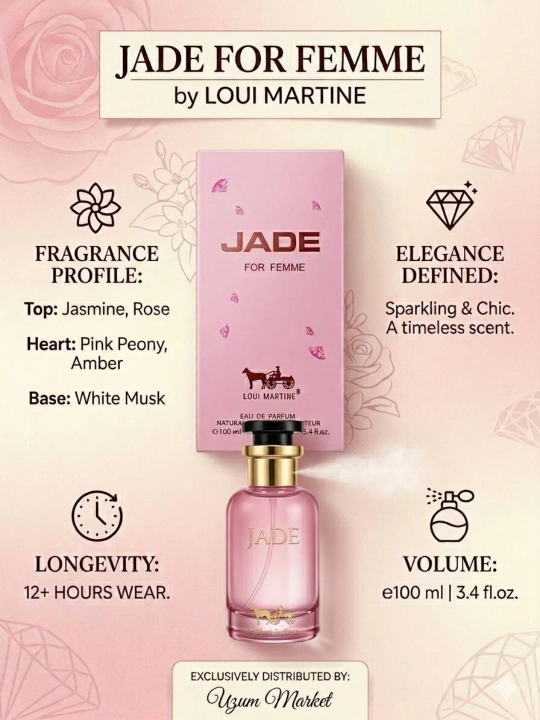 Парфюмерная вода для женщин Jade For Femme - 