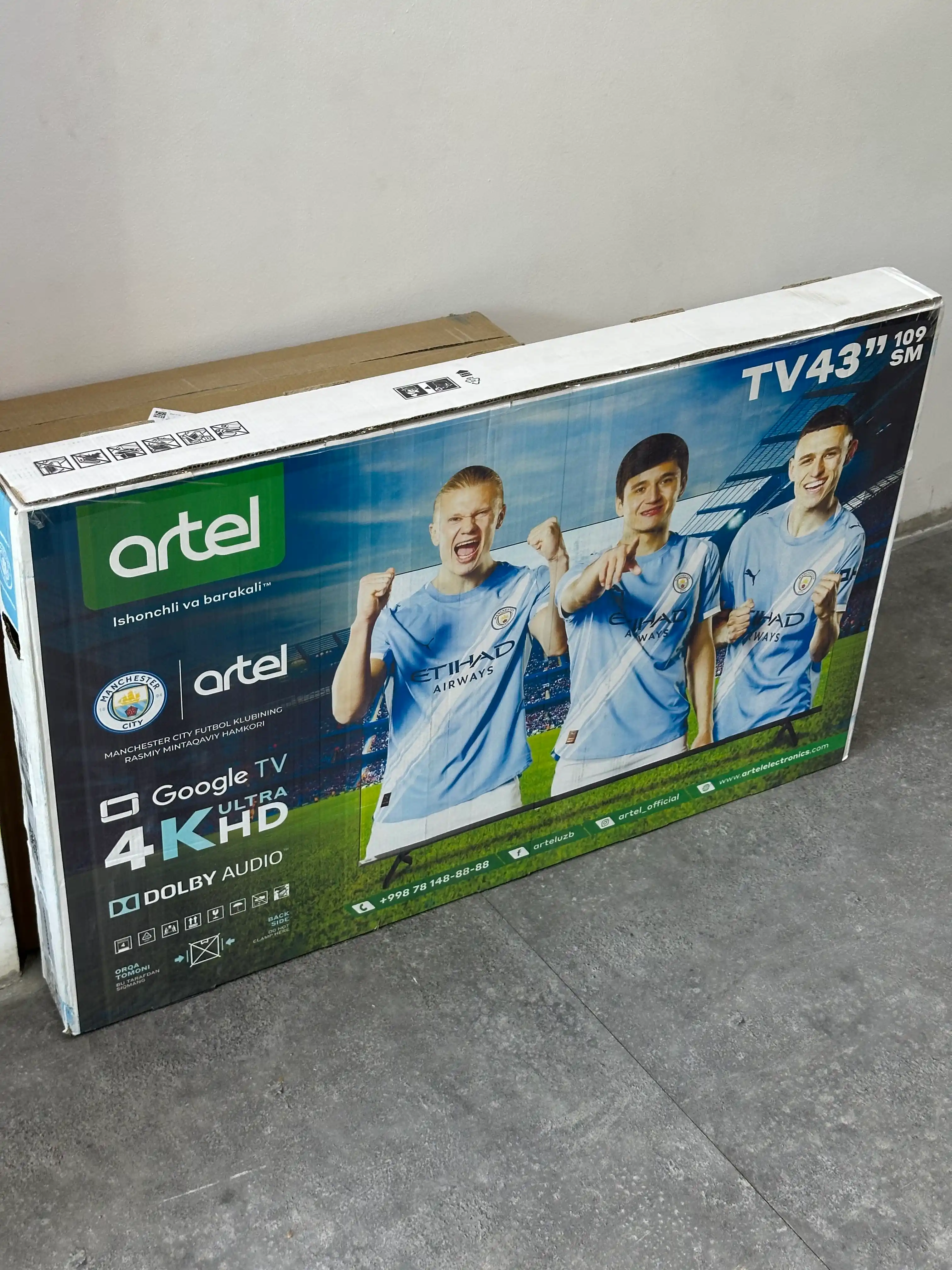 Телевизор Artel PUCH010 43″,50″,55″,65″ 4K UHD Google Tv, Dolby Digital