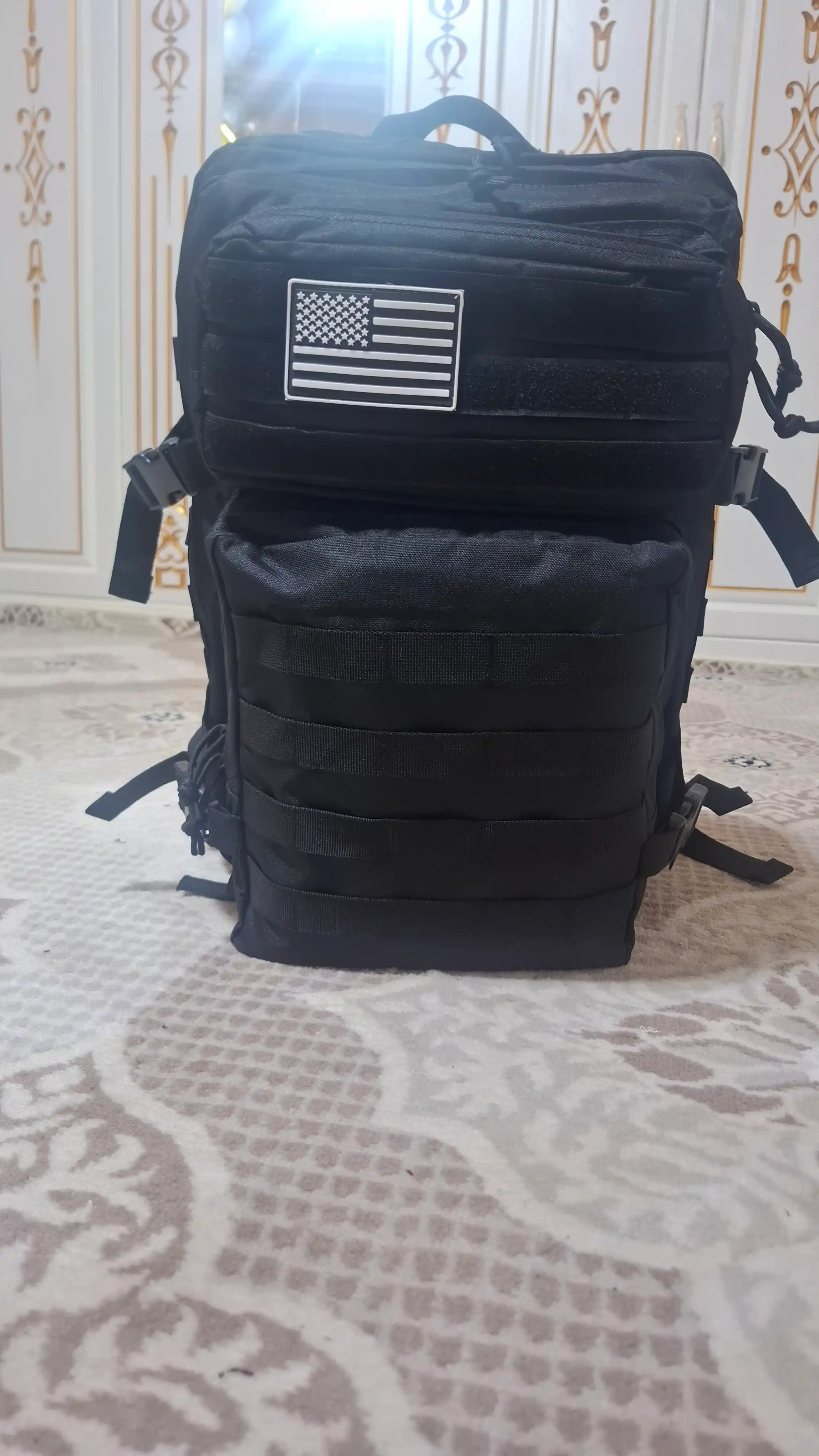 Ryukzak suv o'tkazmaydigan, taktik, harbiy, sayyohlik, 45 litr, BRIGADA