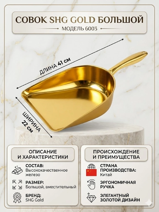 Лопата, совок, для мусора, угля - 