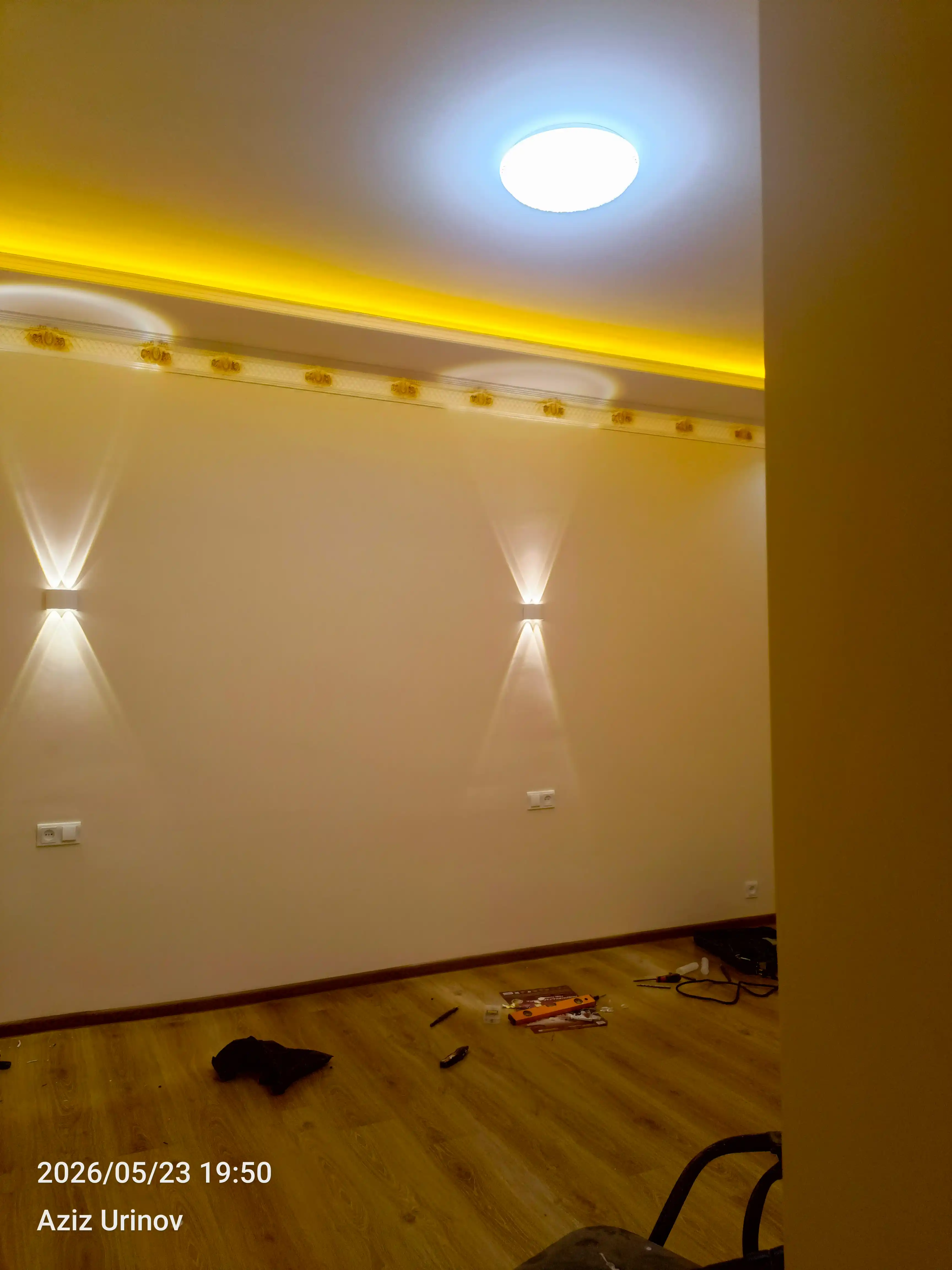 Yoritgich bra devorga, svetodiod LED chiroq, svetilnik loft, chiroqlar uy va kocha uchun