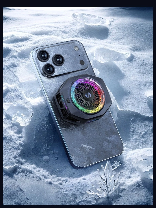 Telefon sovutgichi kuleri Black Shark Fan Cooler 3 Pro, 4 Pro RGB Lights -15°C