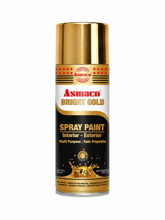 ASMACO Аэрозольная краска BRIGHT GOLD (Яркое Золото)