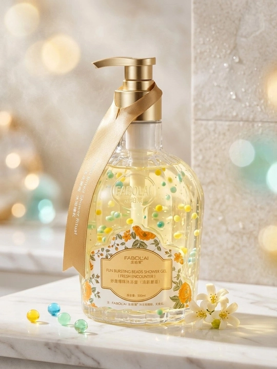 Гель для душа FABOLAI, парфюмированный гель для душа-скраб Rich Fragrance, 500 мл