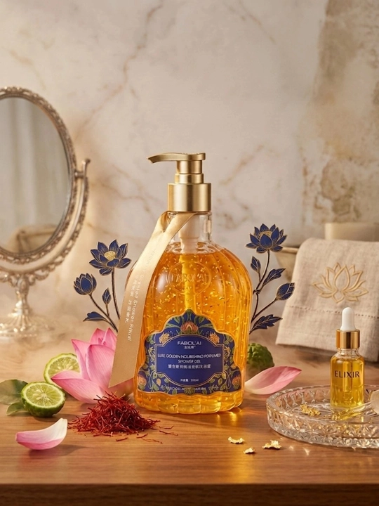 FABOLAI dush geli, Rich Fragrance dush uchun xushbo‘y gel-skrab, 500 ml - 