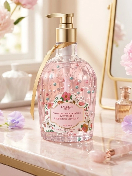 Гель для душа FABOLAI, парфюмированный гель для душа-скраб Rich Fragrance, 500 мл