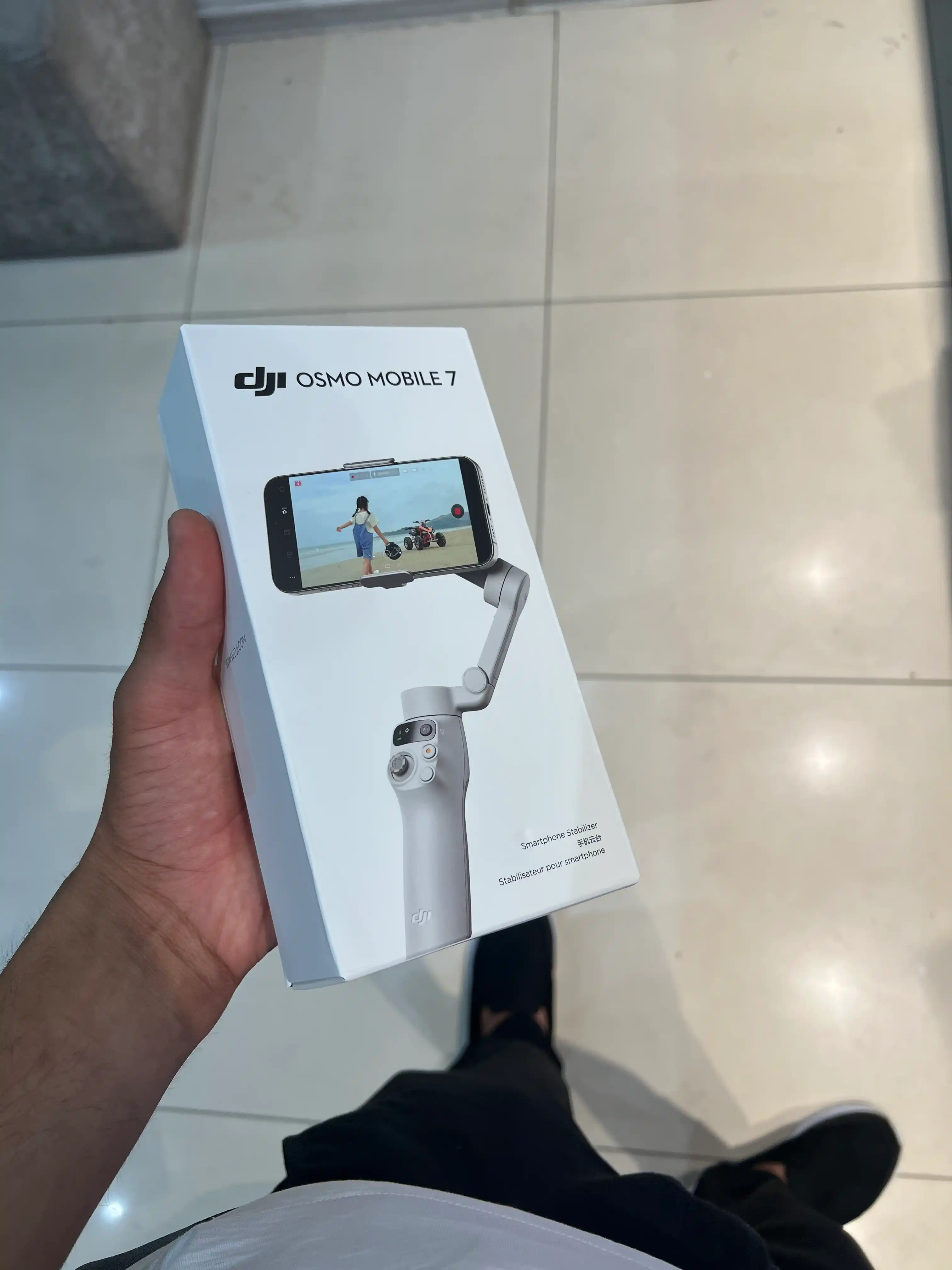 Dji Osmo Mobile 7, 8 telefon stabilizatori