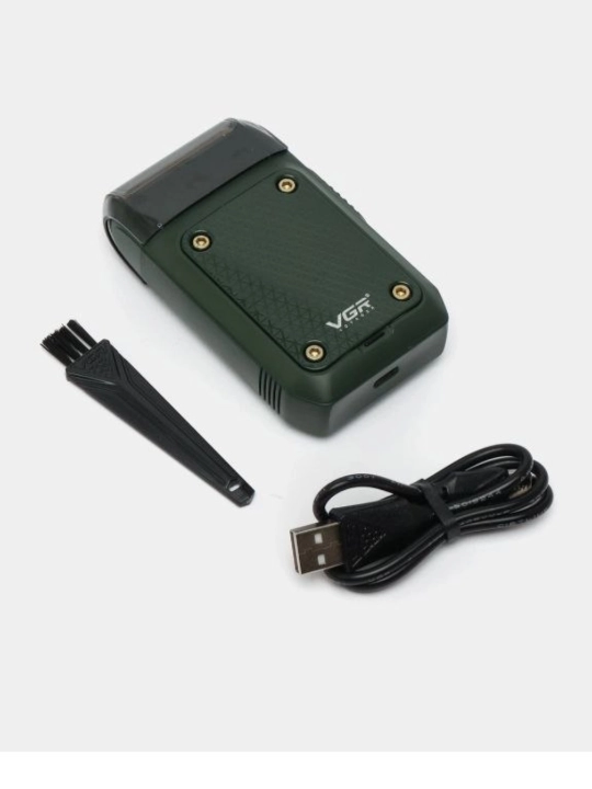 Soqol olish mashinasi VGR-353 – o‘rnatilgan trimmer bilan, simsiz shaver