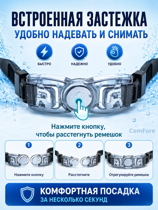 Очки для плавания с антифог покрытием и UV защитой, зеркальные спортивные очки для бассейна