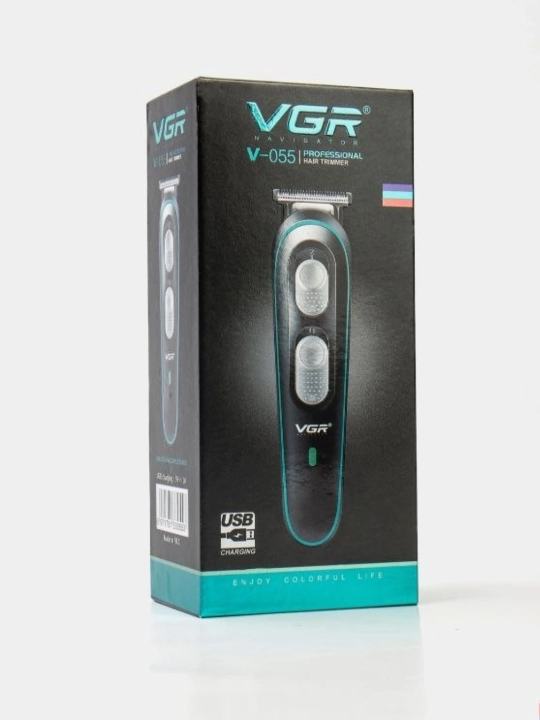 Soqol, mo‘ylov va soch uchun trimmer VGR 055, simsiz, qulay