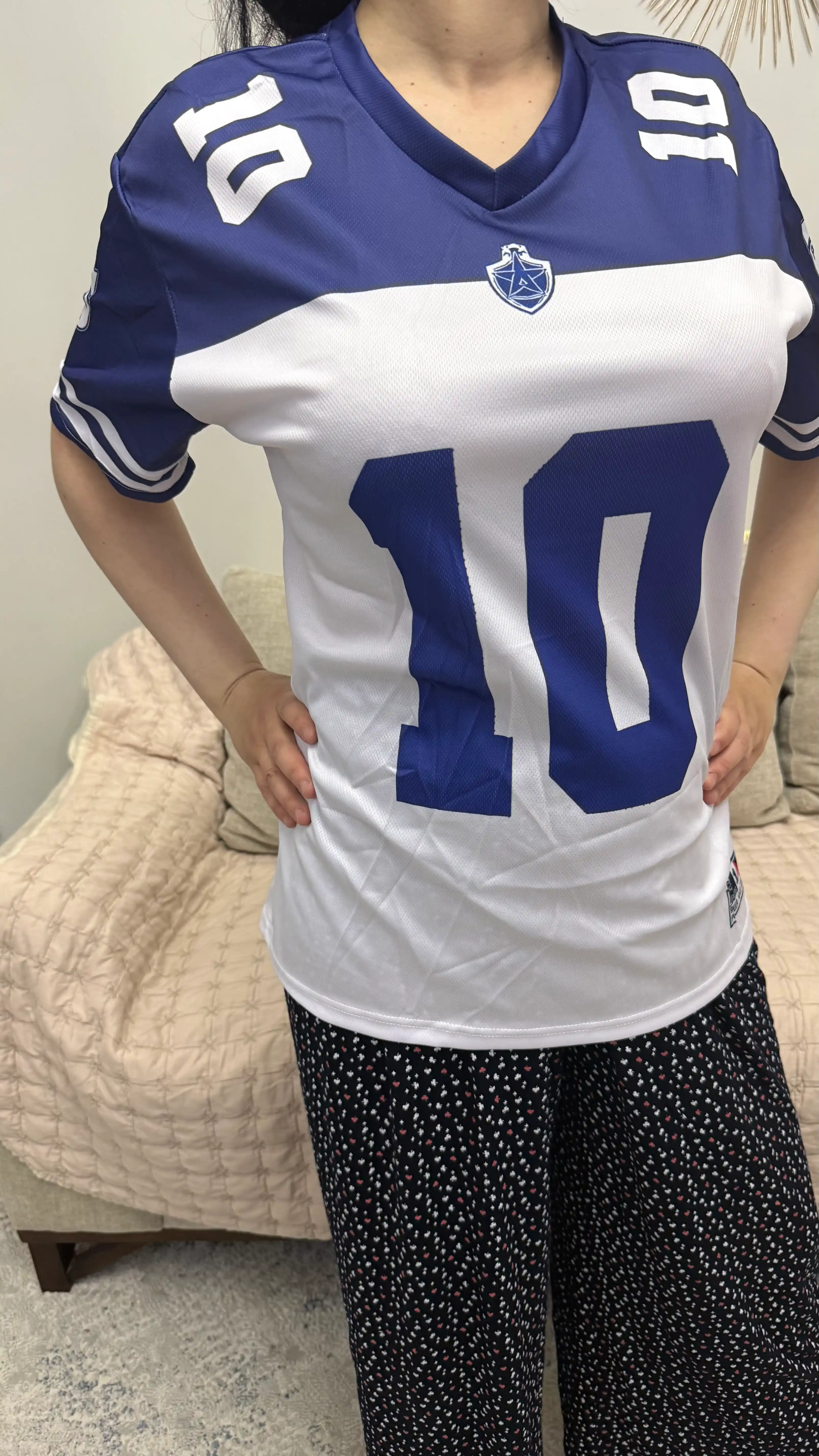 Футболка Джерси женская oversize