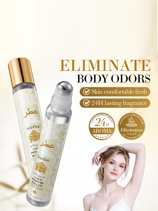 Coco Mademoiselle Roll-on atir, yangi va uzoq muddatli, 10 ml, 4 xil hid