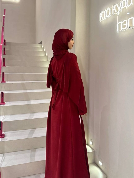 Dvoyka. Abaya va Sultanka ikkilik to'plam. Matosi Lyon. Ayollar va qizlarga standart 44-50