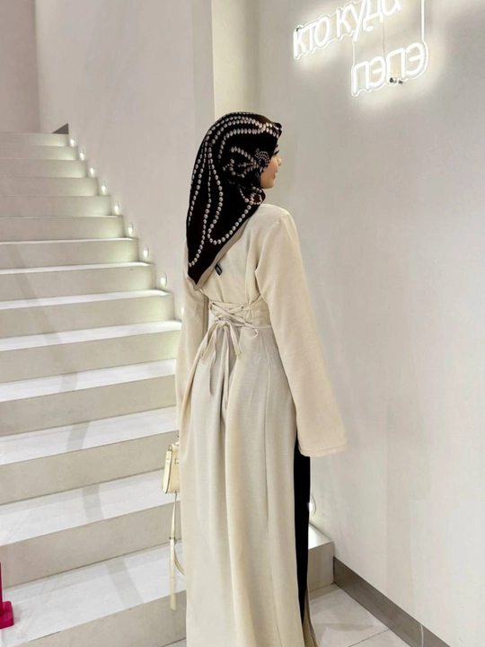 Dvoyka. Abaya va Sultanka ikkilik to'plam. Matosi Lyon. Ayollar va qizlarga standart 44-50