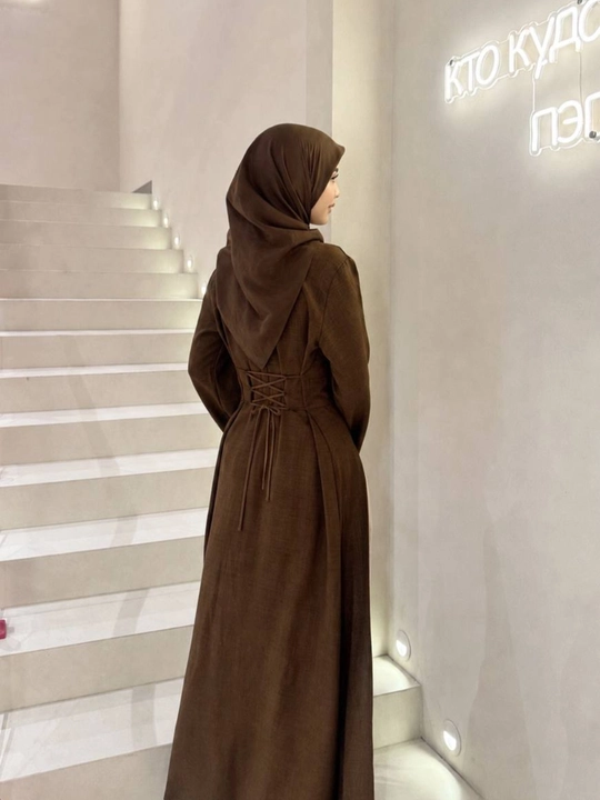 Dvoyka. Abaya va Sultanka ikkilik to'plam. Matosi Lyon. Ayollar va qizlarga standart 44-50