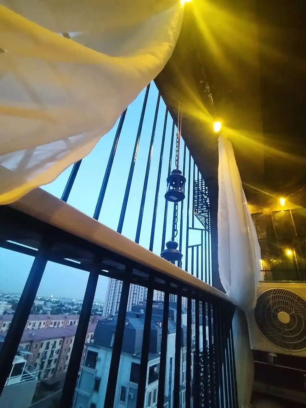 Tashqi girlyanda 10m 10 lamp 220V IP44 suvdan himoya lampali