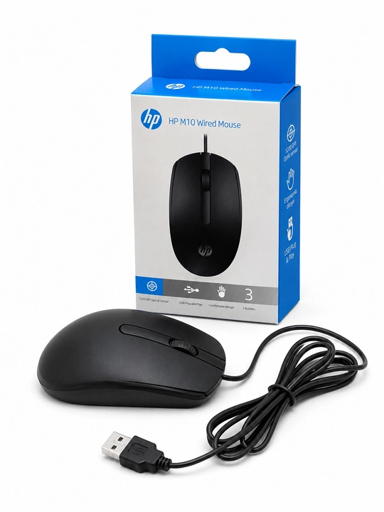 HP X-66 Gaming Mouse simli optik sichqoncha, USB, qora