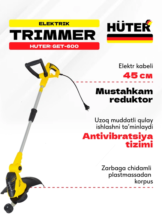 GET-600 elektr trimmeri Huter art. 70/1/5