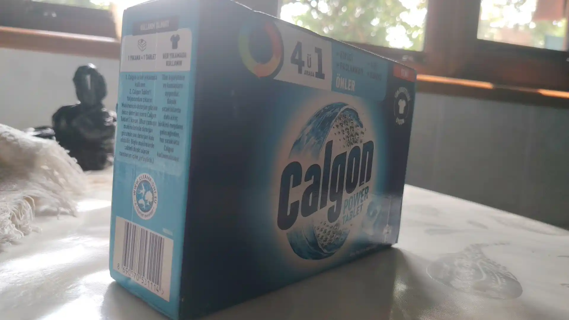 Средства для очистки барабана стиральных машин от накипи и грязи Calgon Power Tabs, 15 шт