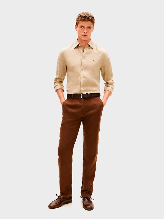 Tommy Hilfiger Ko'ylak/PIGMENT DYED LI SOLID RF SHIRT MW0MW41530 - 