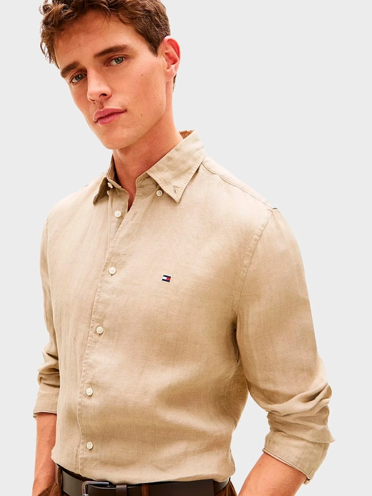 Tommy Hilfiger Рубашка/PIGMENT DYED LI SOLID RF SHIRT MW0MW41530