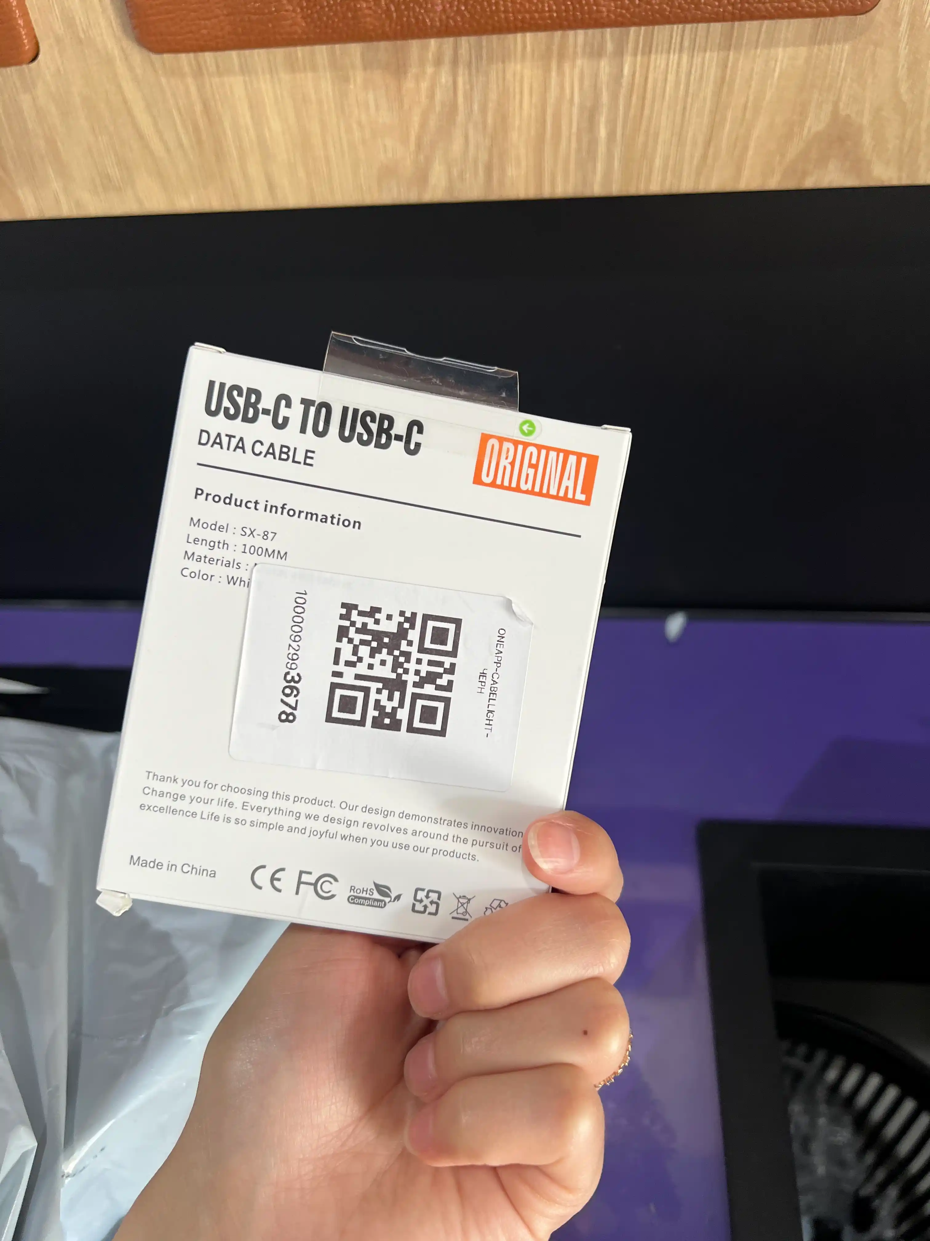Кабель Type-C to Lightning, 3.1, 6A, для быстрой зарядки и передачи данных