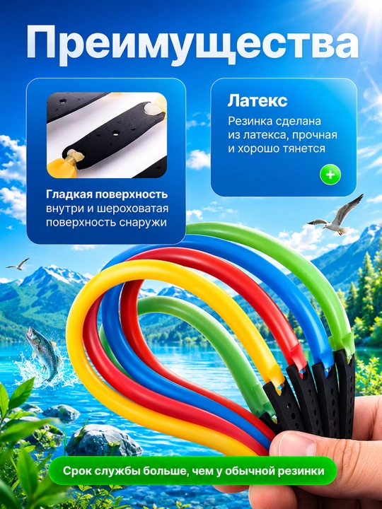 Готовые резинки для рогатки