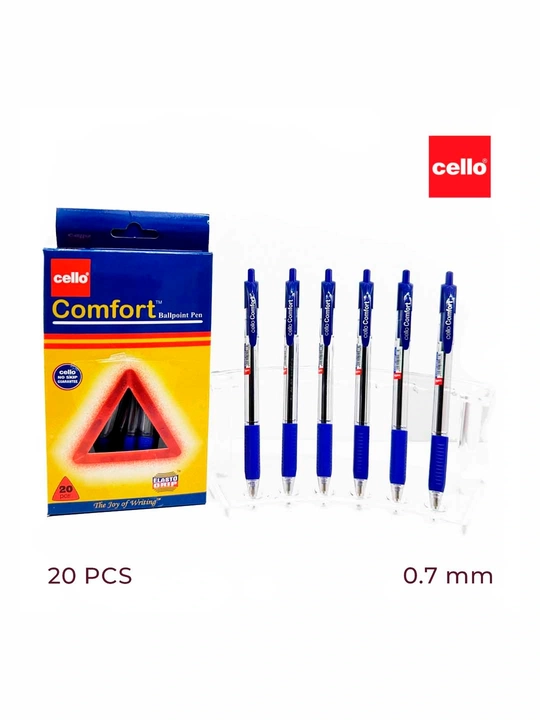 Ruchkalar Comfort 0.7 mm, ko‘k, 10 donadan