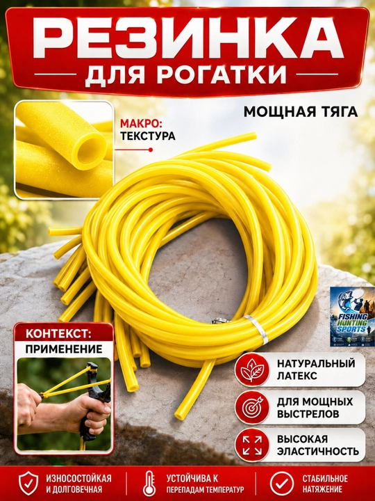 Готовые резинки для рогатки