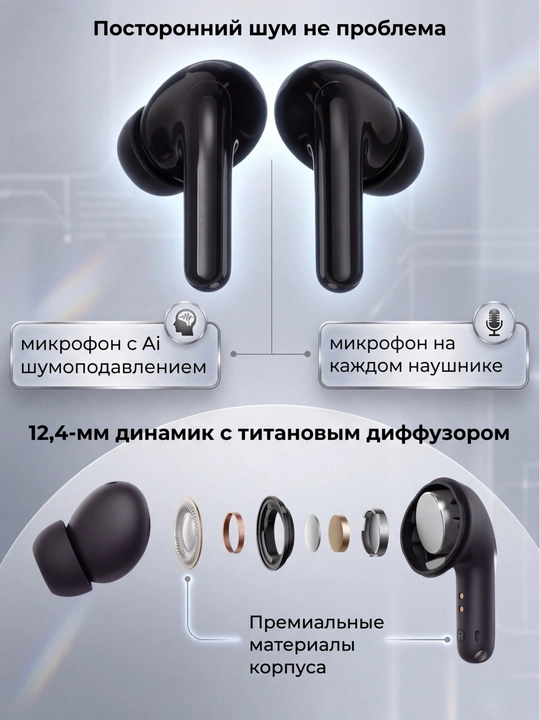 Simsiz quloqchinlar Redmi Buds 8 Lite iPhone va Android uchun