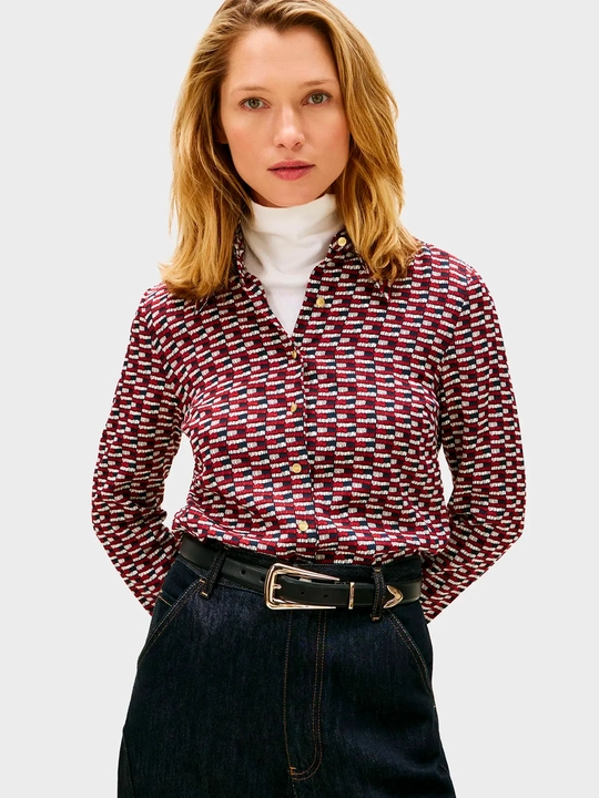 Tommy Hilfiger Блузка VIS TWILL LS SHIRT WW0WW47930 - 