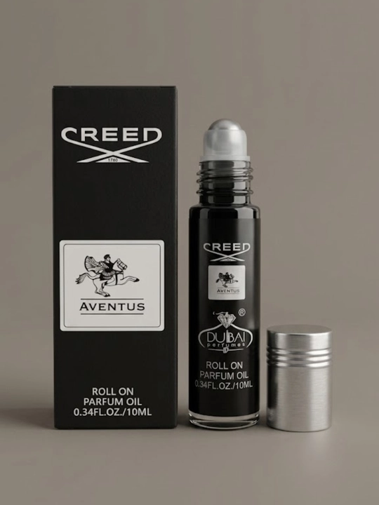 Moyli atir, erkaklar uchun, Creed Aventus, rolikli, barqaror atir, 10 ml
