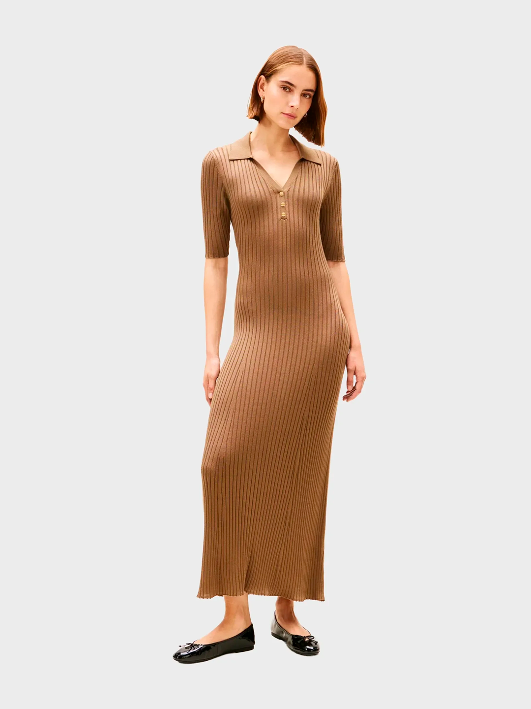 Tommy Hilfiger Платье CO RAYON RIB POLO F&F DRESS WW0WW48447 - 