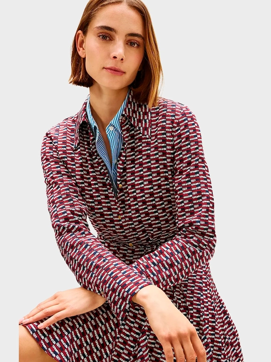 Tommy Hilfiger Платье VIS TWILL LS MINI DRESS WW0WW48629 - 