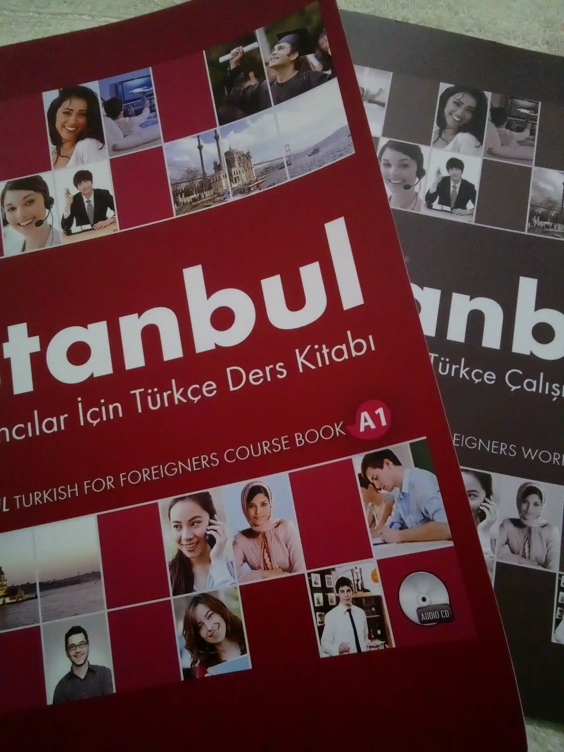 Istanbul turk tili darslik, A1, A2, B1, B2, C1 qismlar, Studentbook va Workbook